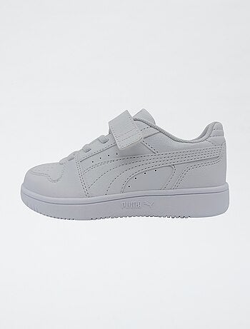 Lage 'PUMA' sneakers met klittenband en veters