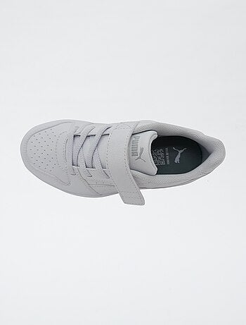 Lage 'PUMA' sneakers met klittenband en veters