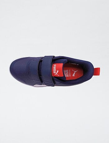 Lage 'PUMA' sneakers met klittenbandsluitingen
