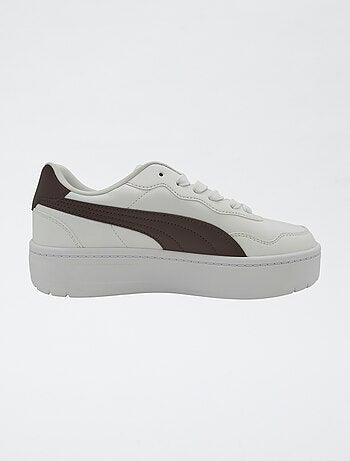 Lage 'Puma' sneakers met luipaardprint
