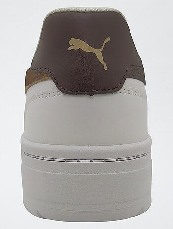 Lage 'Puma' sneakers met luipaardprint