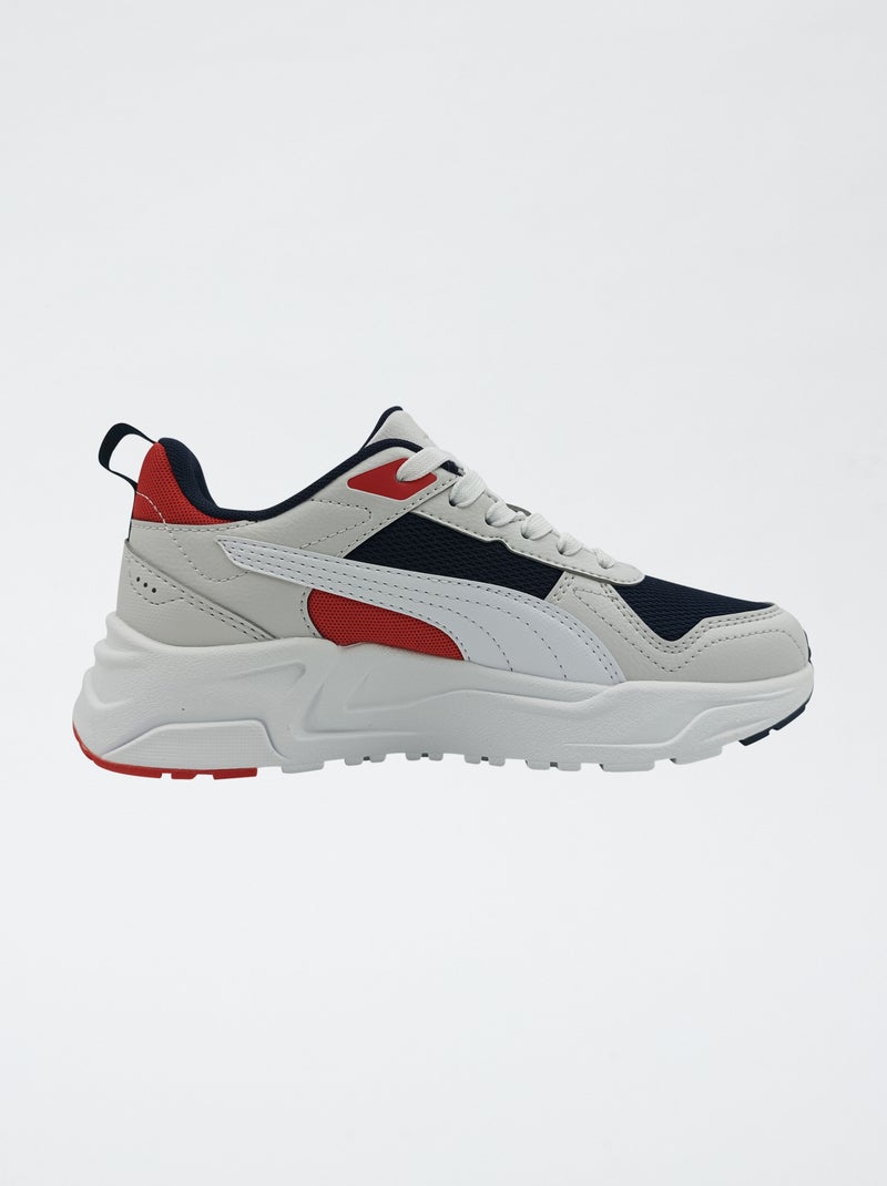 Lage PUMA sneakers met veters Blauw - Kiabi