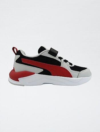 Lage 'PUMA' sneakers met veters en klittenband