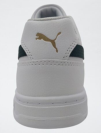 Lage 'PUMA' sneakers met veters en klittenbandsluiting