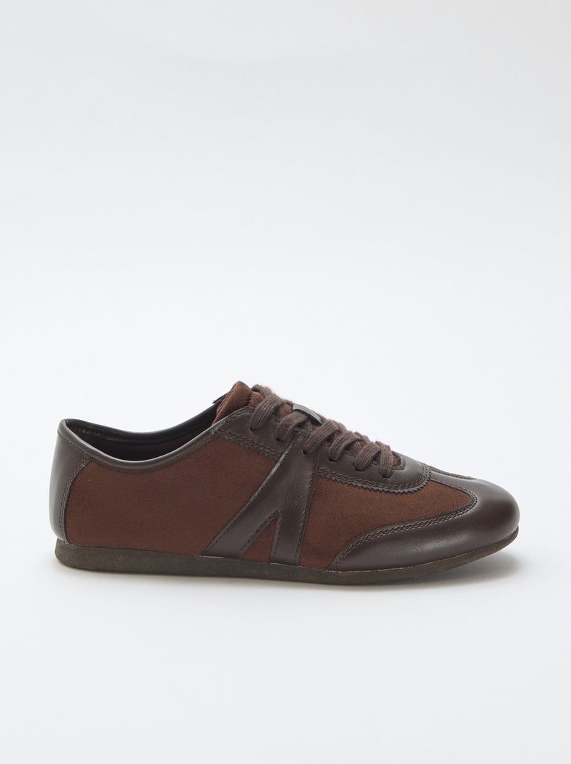 Lage sneakers Bruin - Kiabi