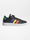 Lage sneakers 'Grand Court' 'adidas' ZWART - Kiabi