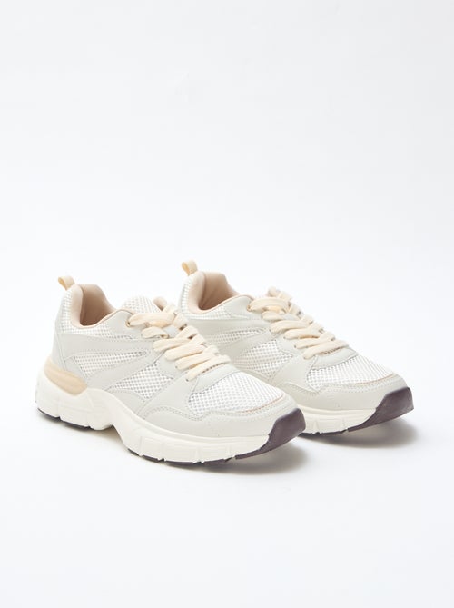Lage sneakers in hardloopstijl - Kiabi