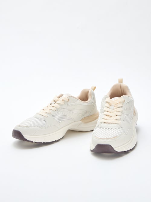 Lage sneakers in hardloopstijl - Kiabi
