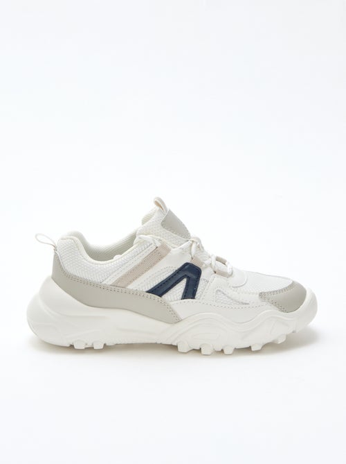 Lage sneakers in hardloopstijl - Kiabi