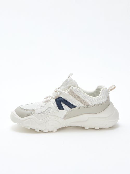 Lage sneakers in hardloopstijl - Kiabi