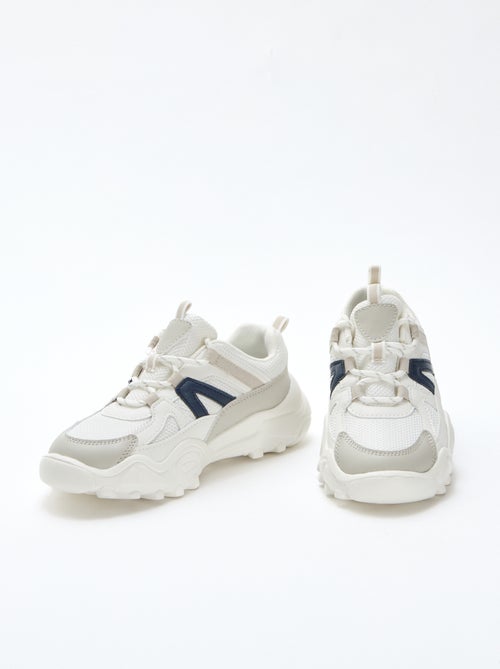 Lage sneakers in hardloopstijl - Kiabi