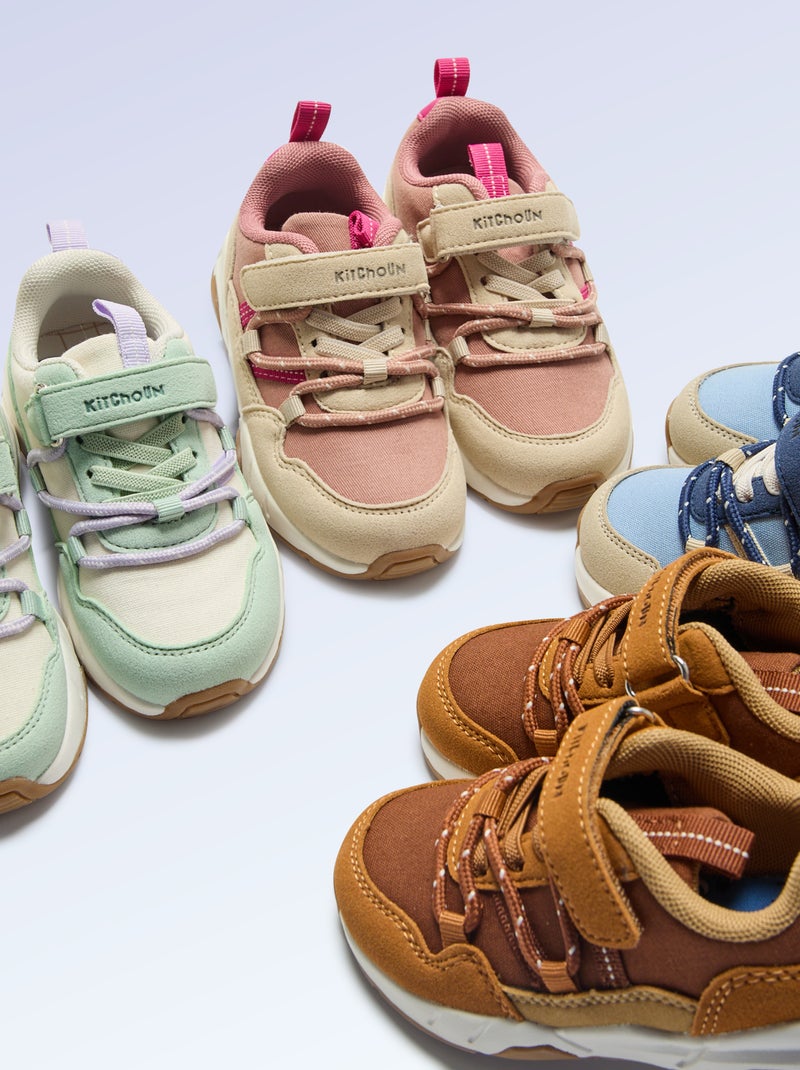 Lage sneakers 'Kitchoun' Rose - Kiabi