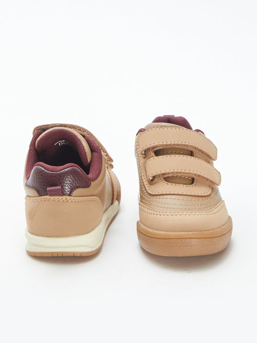 Lage sneakers met 2 klittenbanden - Kiabi