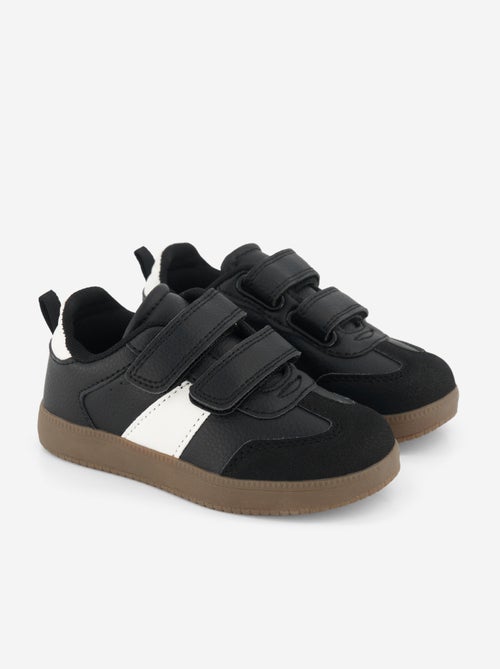 Lage sneakers met contrasterende inzetstukken - Kiabi