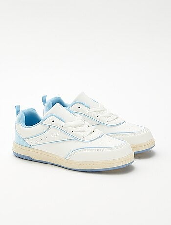 Lage sneakers met glitterdetails