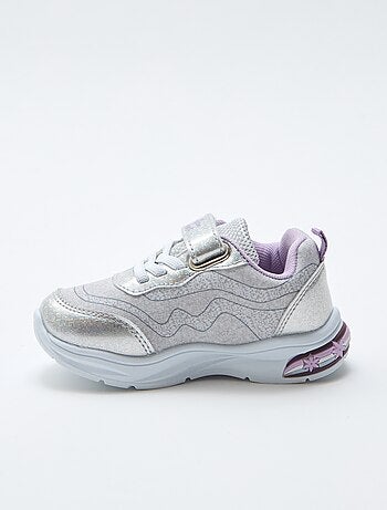 Lage sneakers met glitters 'Frozen'