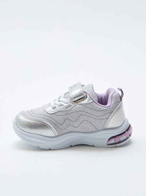 Lage sneakers met glitters 'Frozen' - Kiabi