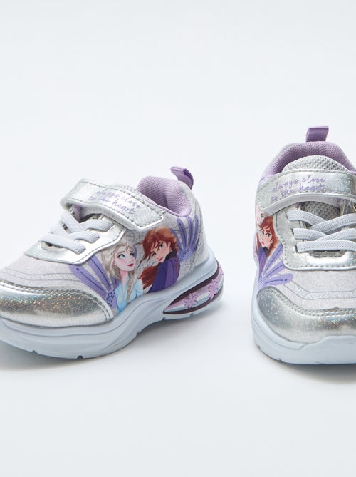 Lage sneakers met glitters 'Frozen' - Kiabi