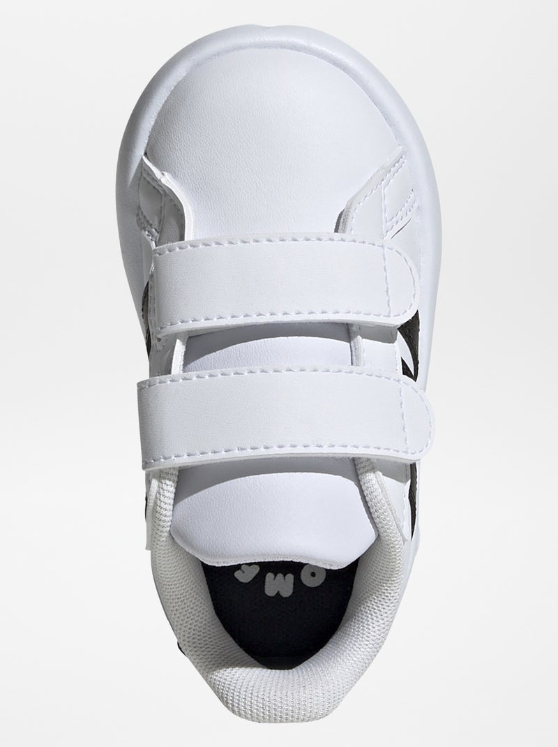 Lage sneakers met klittenband 'adidas' WIT - Kiabi