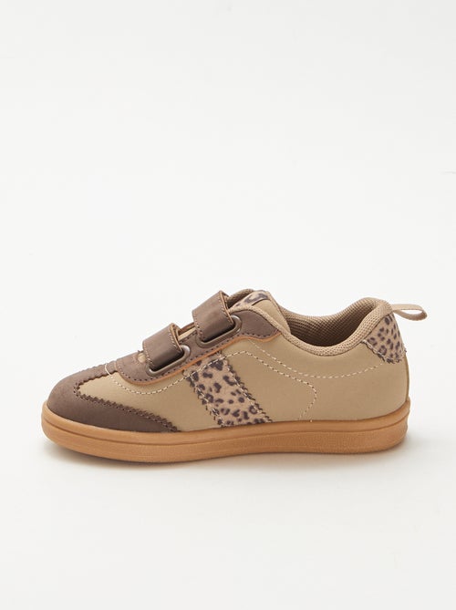Lage sneakers met klittenband - Kiabi