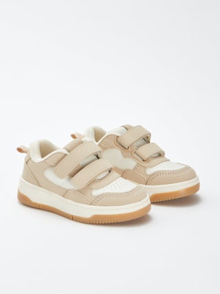 Lage sneakers met klittenband in skatemodel
