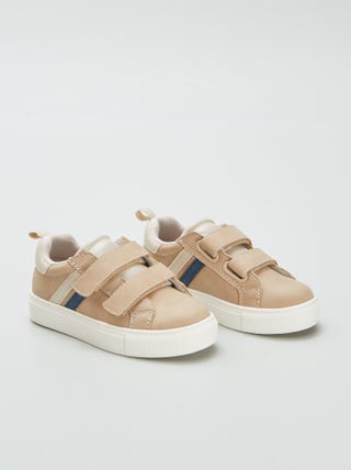 Lage sneakers met klittenbanden
