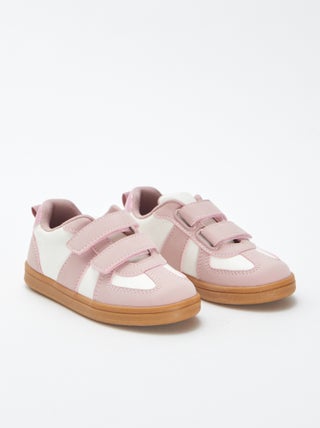 Lage sneakers met klittenbanden