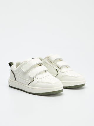 Lage sneakers met klittenbanden