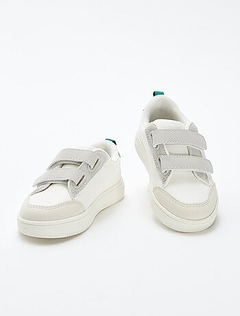 Lage sneakers met klittenbanden