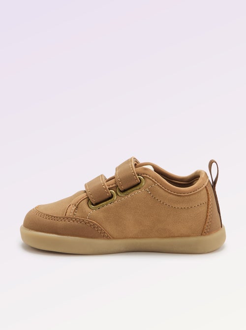 Lage sneakers met klittenbandsluiting - Kiabi