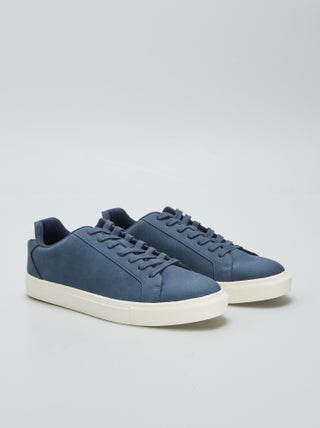 Lage sneakers met textuur