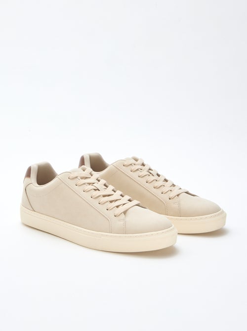 Lage sneakers met textuur - Kiabi
