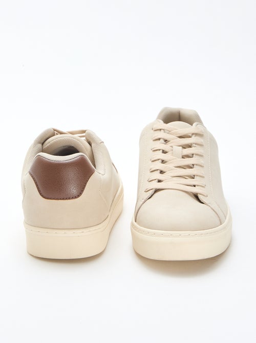 Lage sneakers met textuur - Kiabi