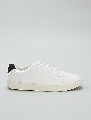 Lage sneakers met textuur