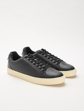 Lage sneakers met textuur