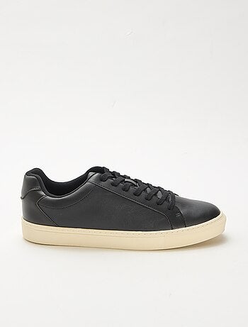 Lage sneakers met textuur