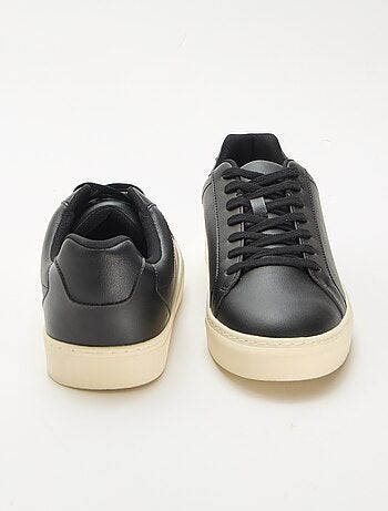 Lage sneakers met textuur