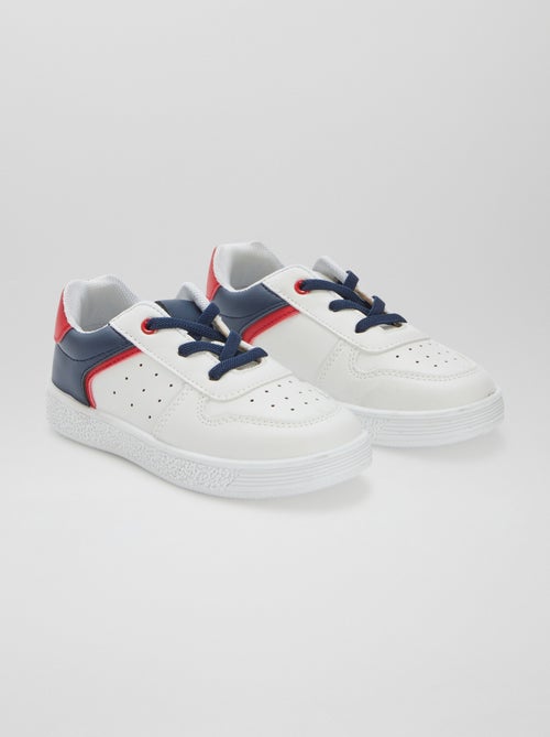Lage sneakers met vetersluiting - Kiabi