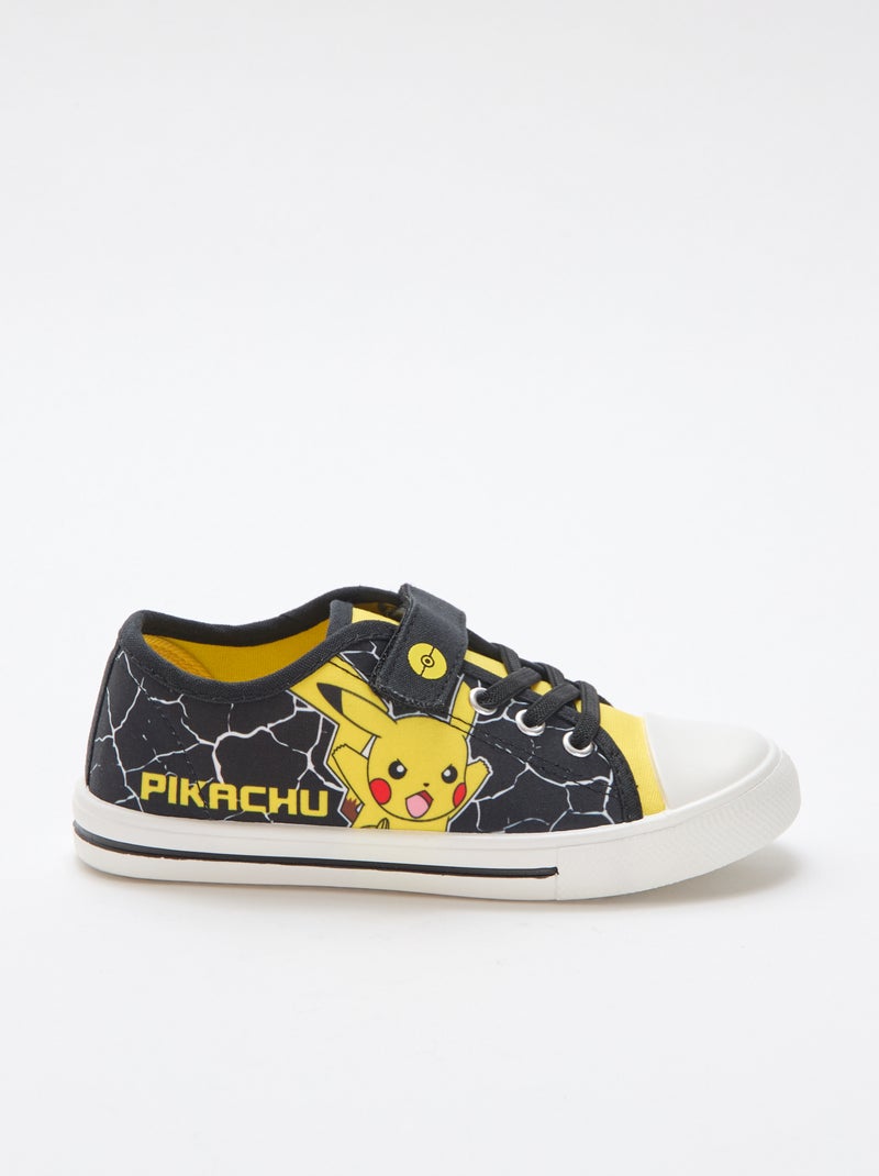 Lage sneakers 'Pikachu' van canvas Zwart - Kiabi