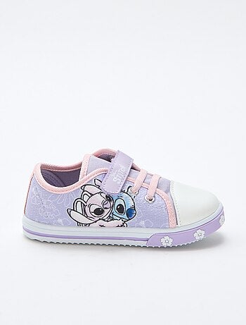 Lage sneakers 'Stitch' van canvas