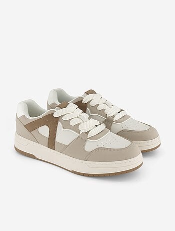 Lage sneakers van imitatieleer