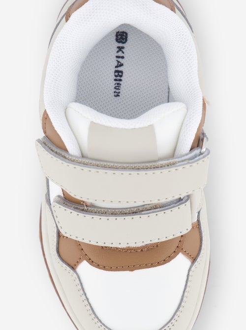 Lage sneakers van imitatieleer - Kiabi