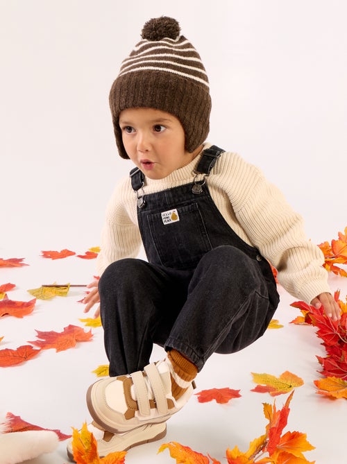 Lage sneakers van imitatieleer - Kiabi