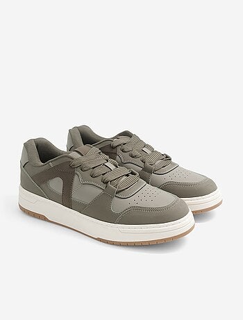Lage sneakers van imitatieleer