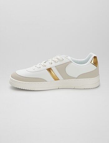 Lage sneakers van imitatieleer