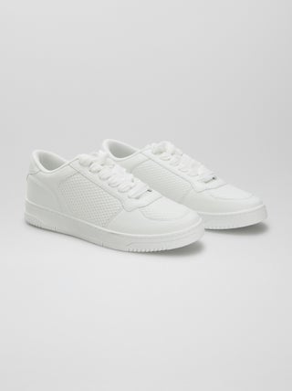 Lage sneakers van imitatieleer