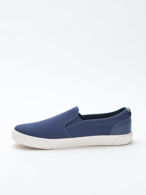 Lage sneakers van mesh | Slip-onmodel - Kiabi