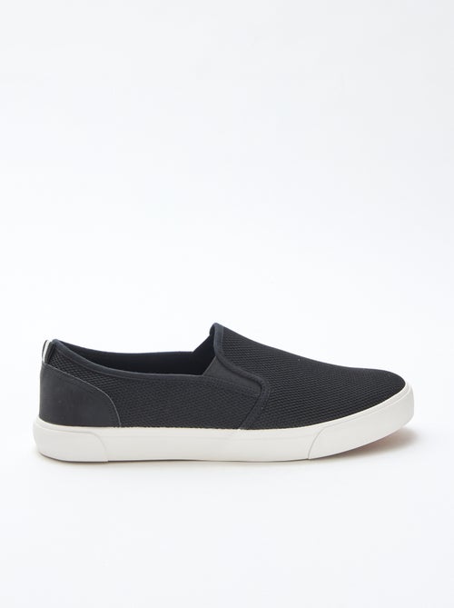 Lage sneakers van mesh | Slip-onmodel - Kiabi