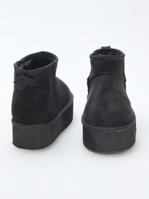 Lage sneakers van suèdine - Kiabi