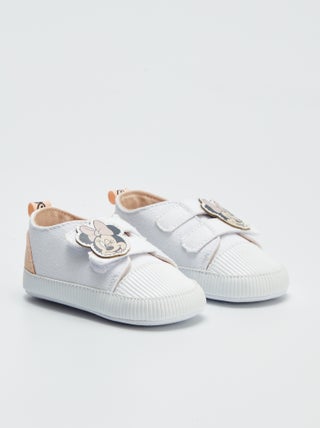 Lage stoffen 'Disney'-sneakers met klittenbanden | 'Mickey'